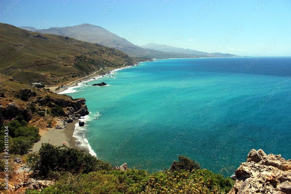 Praveli beach,Crete, Greece