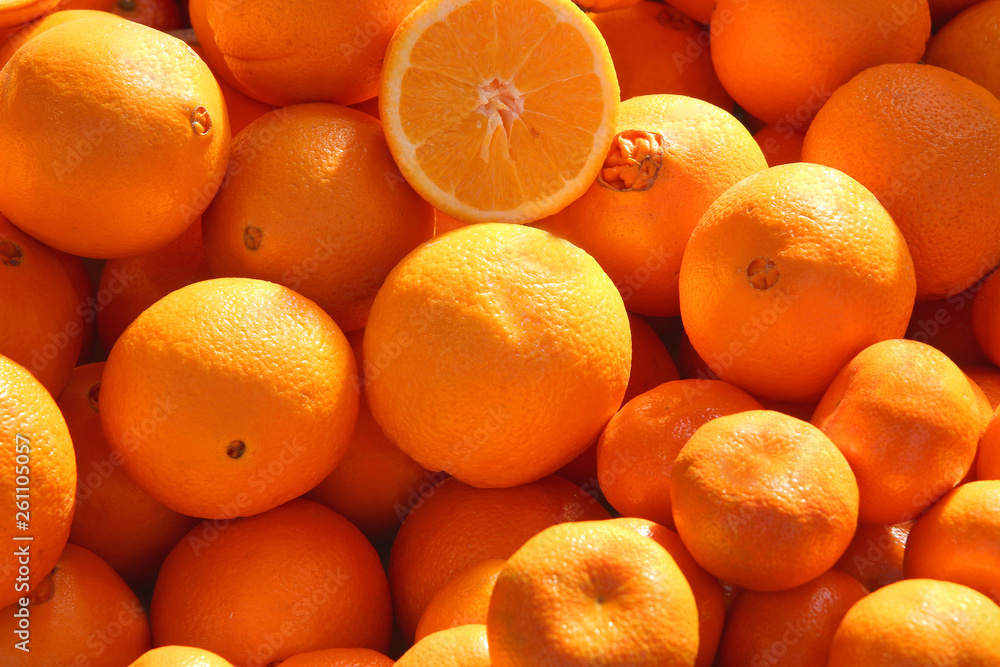 oranges on the market oranges on the market
