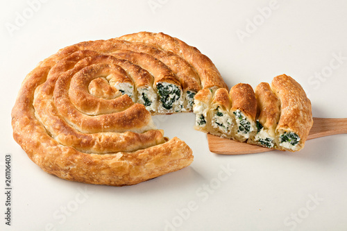 Bosnian pie with spinach