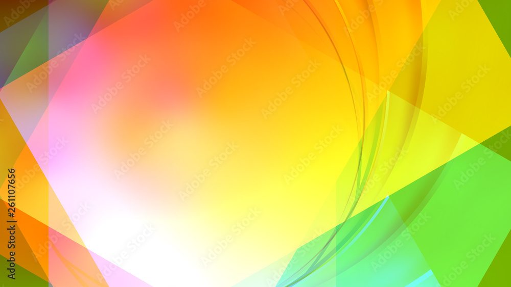 Abstract Red Yellow and Green Background Design Stock Illustration | Adobe  Stock