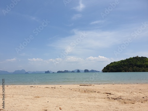 Fototapeta Naklejka Na Ścianę i Meble -  dream beach koh yao noi thailand scenic beautiful lonely