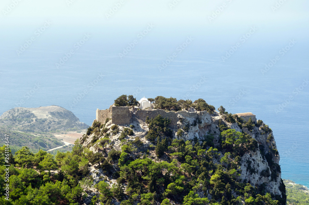 Monolithos castle is a medieval Fort of Rhodes.