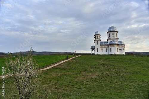Ortodox Chuer between Fields , Romania