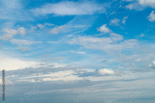 Natural background with white cloud