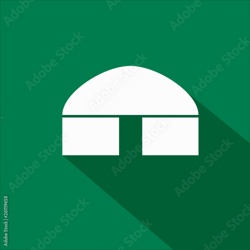Yurt for icon vector