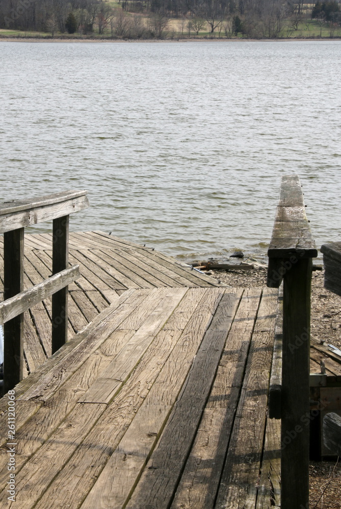 Fototapeta premium The end of the pier.