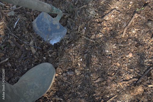 Wallpaper Mural jardinage de printemps à la bêche Torontodigital.ca