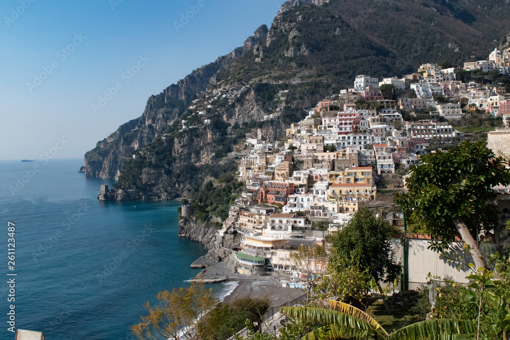Amalfi coast beautiful landscape