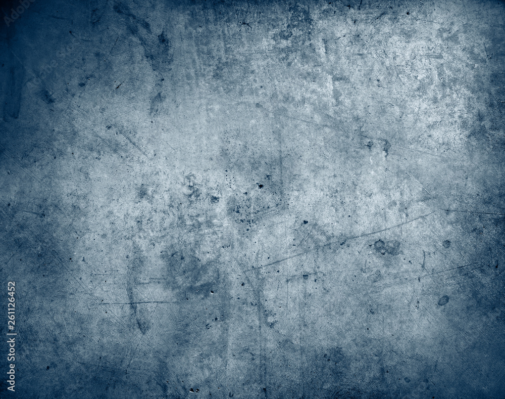 Blue textured concrete background