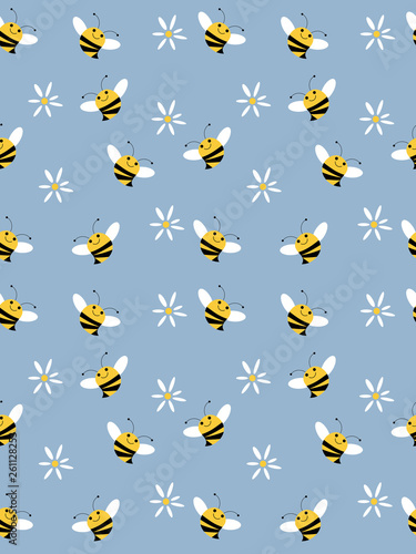 Background with bees © Nemskov