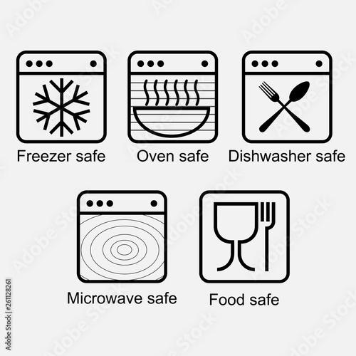 Properties of food contact materials in order to ensure the food safety photo