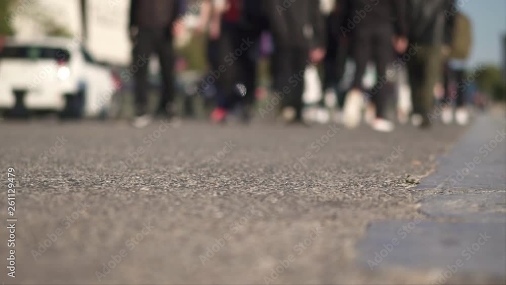 Commuters, People walking in the city, Slow Motion Commuters, People walking in the city, Slow Motion