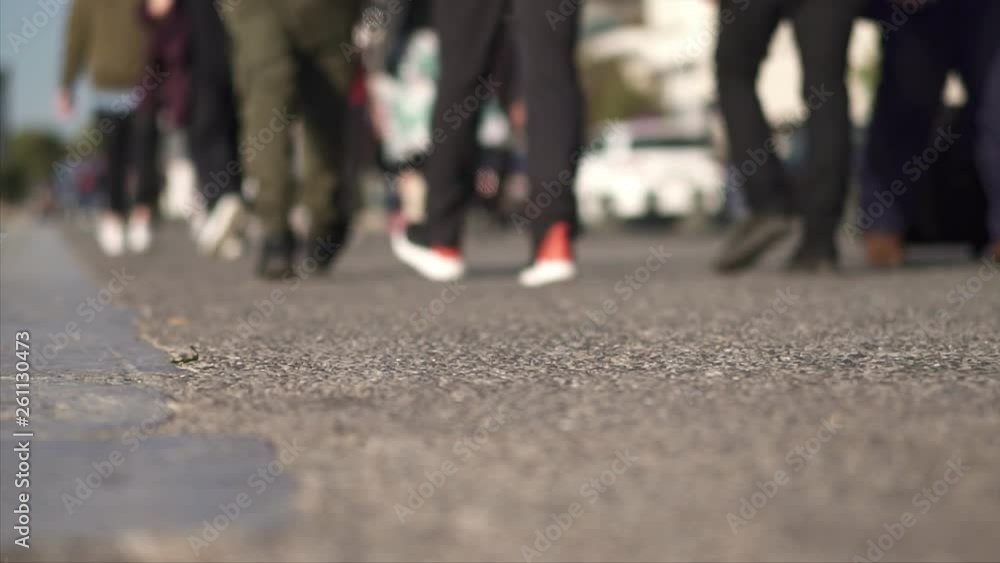 Commuters, People walking in the city, Slow Motion Commuters, People walking in the city, Slow Motion