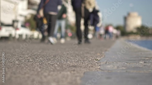 Wallpaper Mural Commuters, People walking in the city, Slow Motion Torontodigital.ca