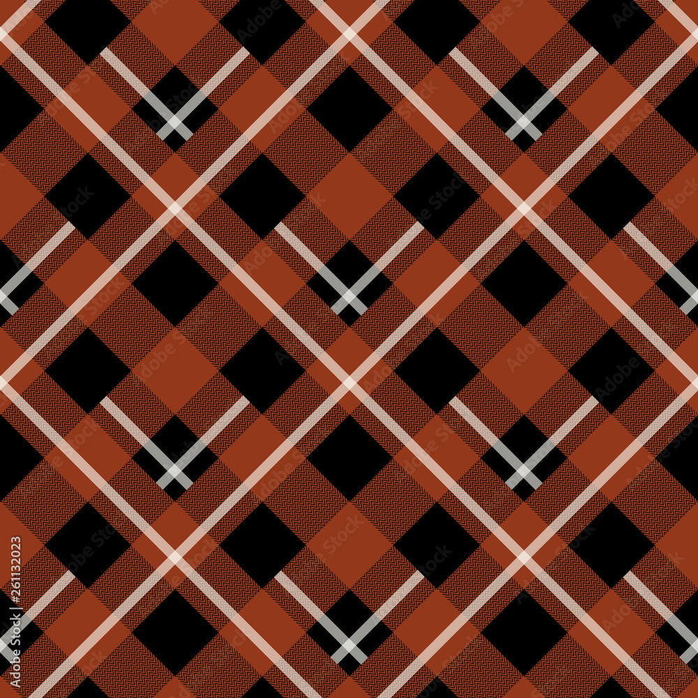 Brown And Beige Tartan Plaid Cloth Texture Pattern Brown And Beige Tartan Plaid Cloth Texture Pattern