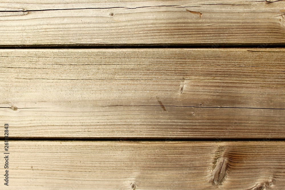 Fototapeta premium Braune Holzbretter