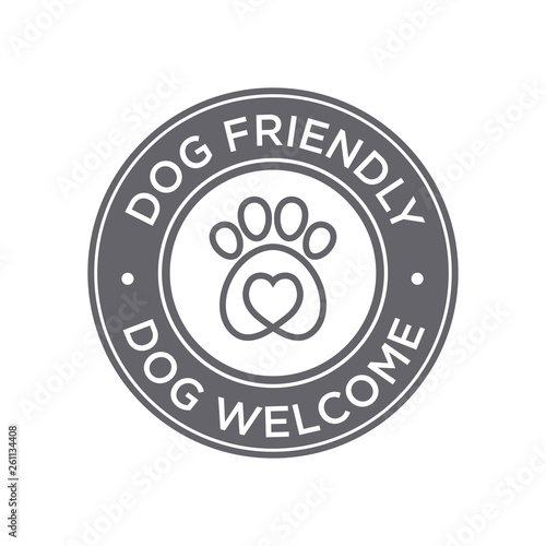 Dog friendly icon