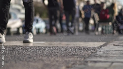 Wallpaper Mural Commuters, People walking in the city, Slow Motion Torontodigital.ca