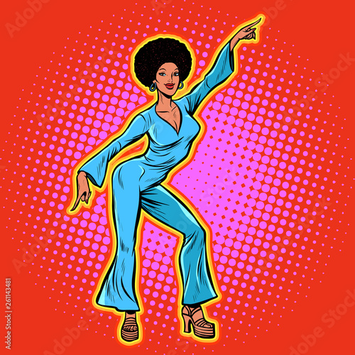 retro African disco dance