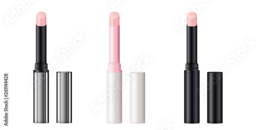 Lip balm realistic vector illustration design.