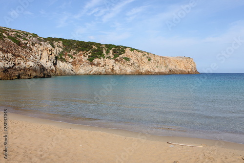 Cala Domestica beach in Sardinia
