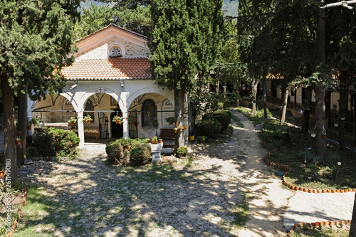 Panorama of Medieval Maglizh Monastery of Saint Nicholas, Stara Zagora region, Bulgaria © hdesislava