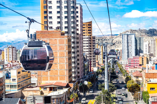 bolivia La paz Transporte teleferico
