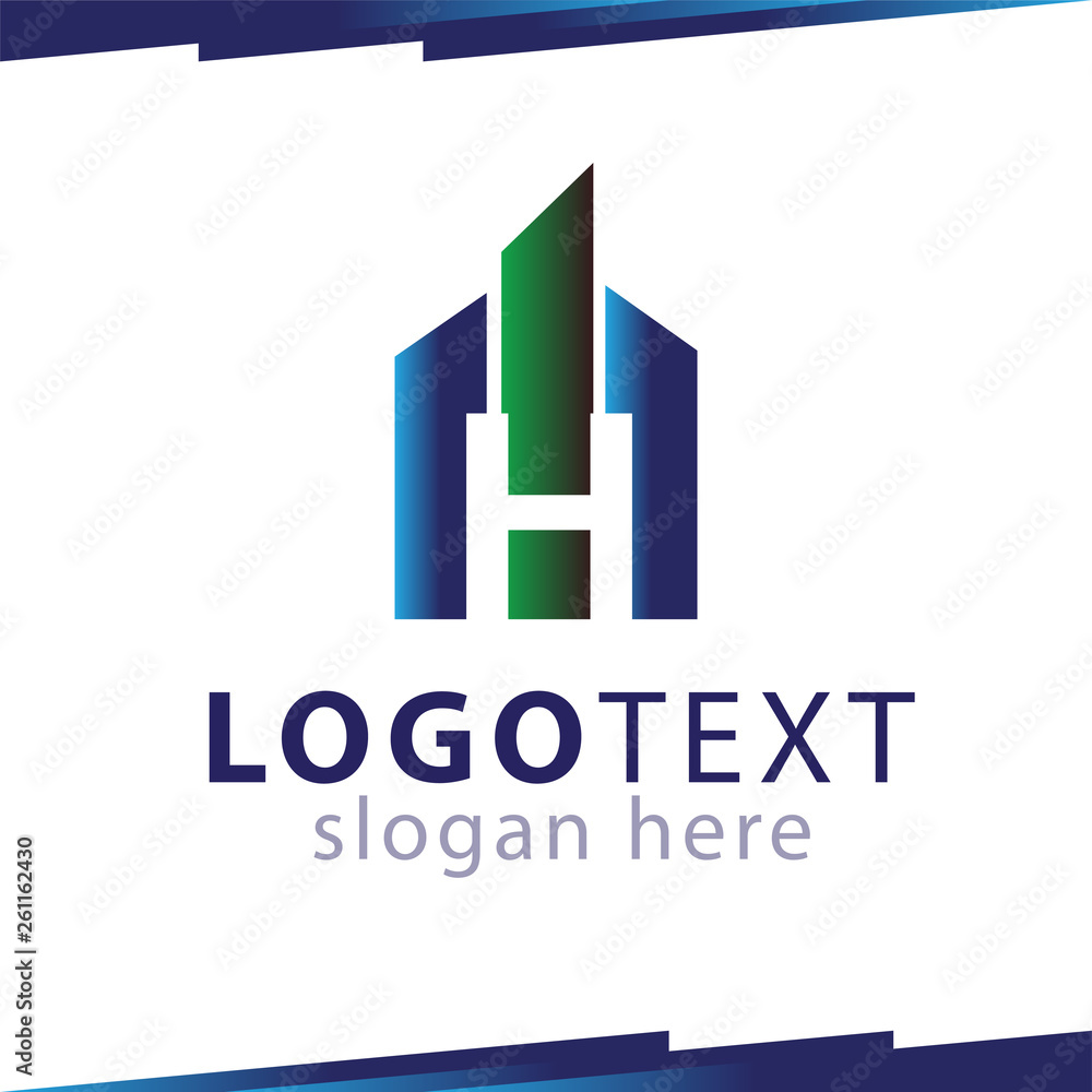M Letter with graph Logo Vector Template M Letter with graph Logo Vector Template