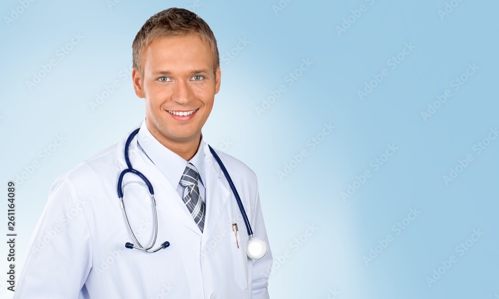 Doctor with a stethoscope. Doctor with a stethoscope.