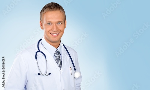 Doctor with a stethoscope.