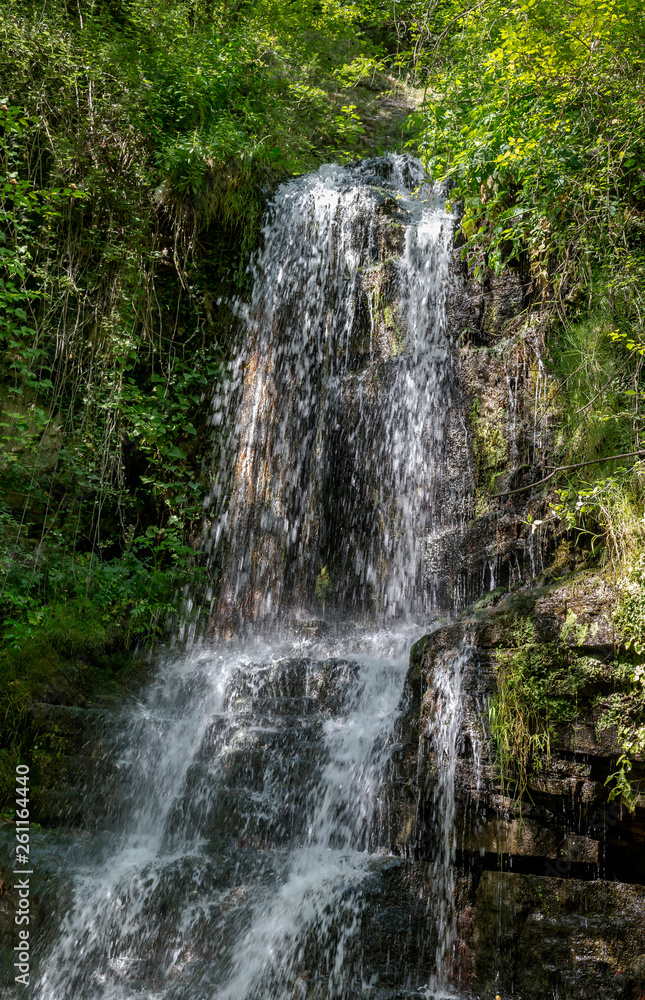 Obraz premium Waterfall in the mountains (region Tzoumerka, Greece, mountains Pindos).