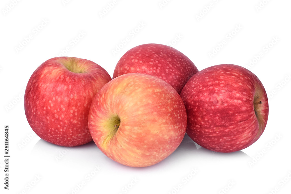 pile of pink lady apple isolated on white background pile of pink lady apple isolated on white background