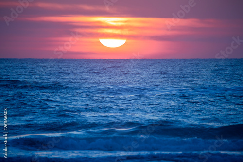 Sunrise over the sea