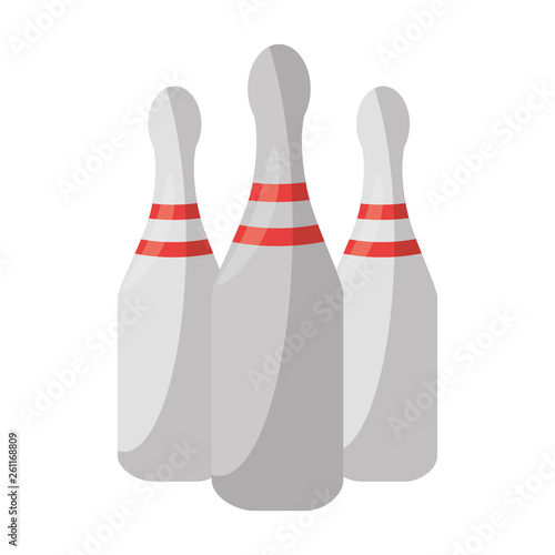 Boeling pins cartoon isolated