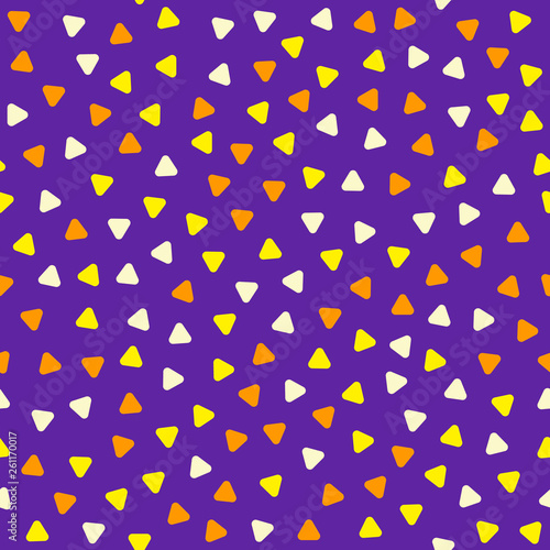Rounded triangle pattern. Seamless vector