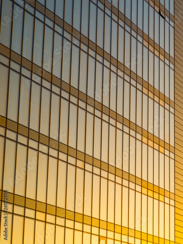 Wallpaper Mural Reflections of modern commercial buildings on glasses with sunlight Torontodigital.ca
