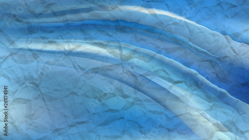 Photos Blue Wrinkled Paper Texture Image