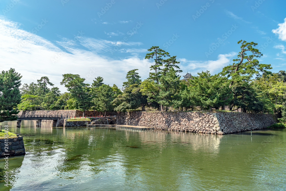 松江城の風景