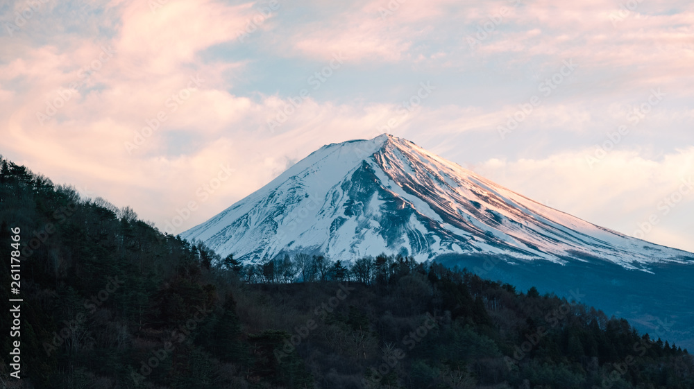 Mt.Fuji in the morning  , Yamanashi , Japan