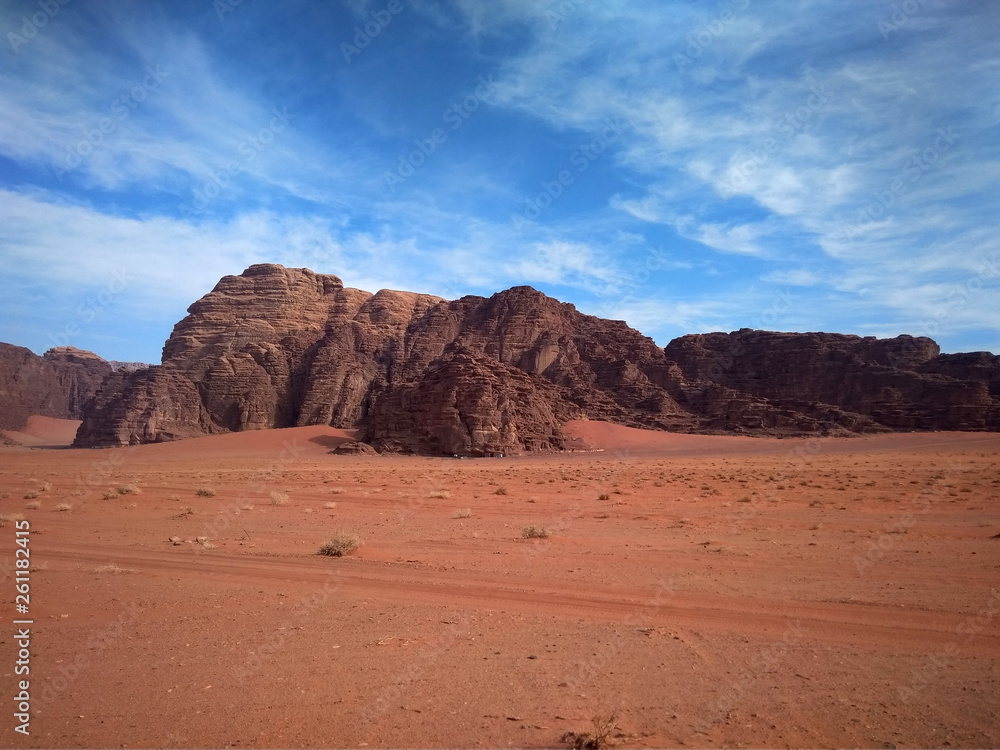 Naklejka premium Wadi rum desert
