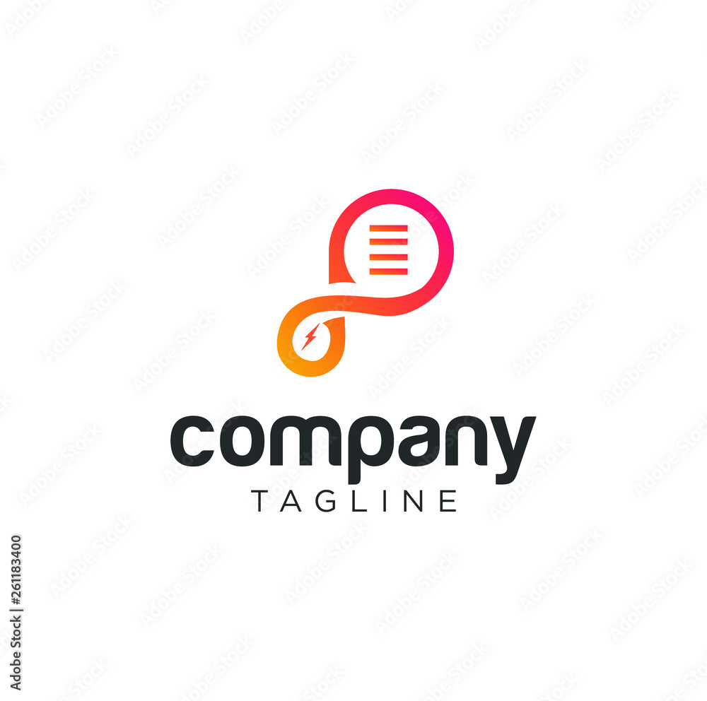 Infinity Logo Design Symbol. Limitless Logo Design Vector Stock Infinity Logo Design Symbol. Limitless Logo Design Vector Stock
