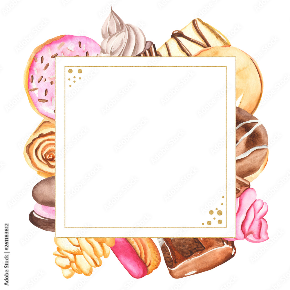 Dessert Clipart Border