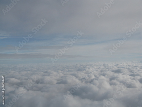 飛行機から見た雲