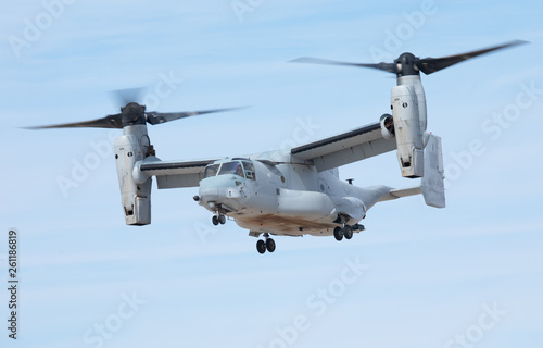 Mv-22 Osprey hovering 