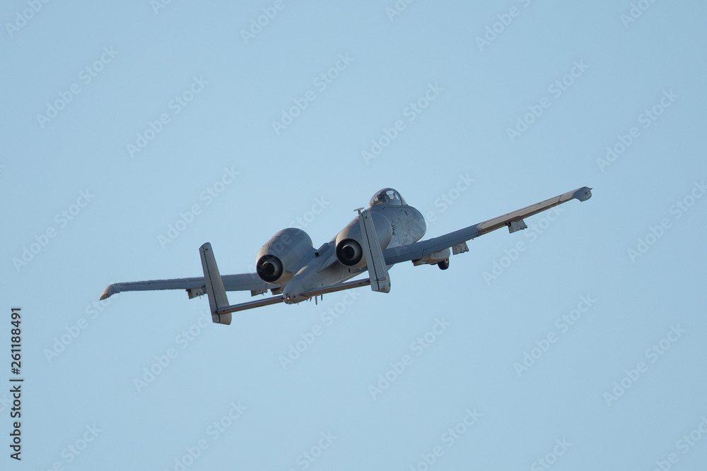 A-10 Thunderbolt II in beautiful light A-10 Thunderbolt II in beautiful light