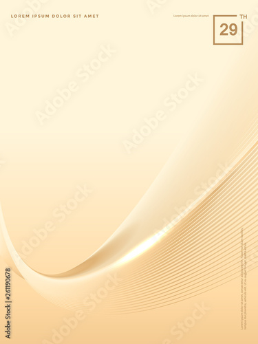 추상 라인 브로슈어 배경