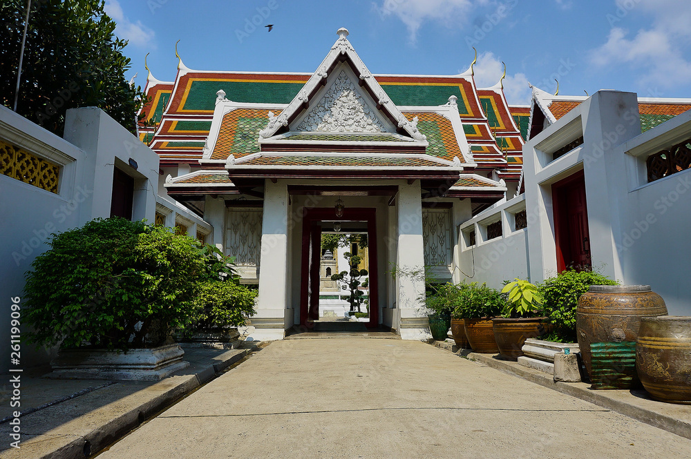 BANGKOK, THAILAND temple, Bangkok - Thailand Buddhism religion
