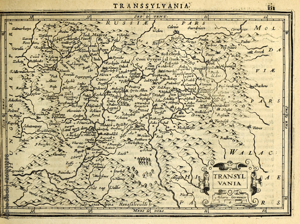 Obraz premium Old map