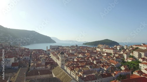 Kroatien Dubrovnik Drohne Old Town photo