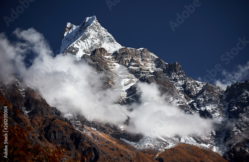 Snowy Peak in Himalayas